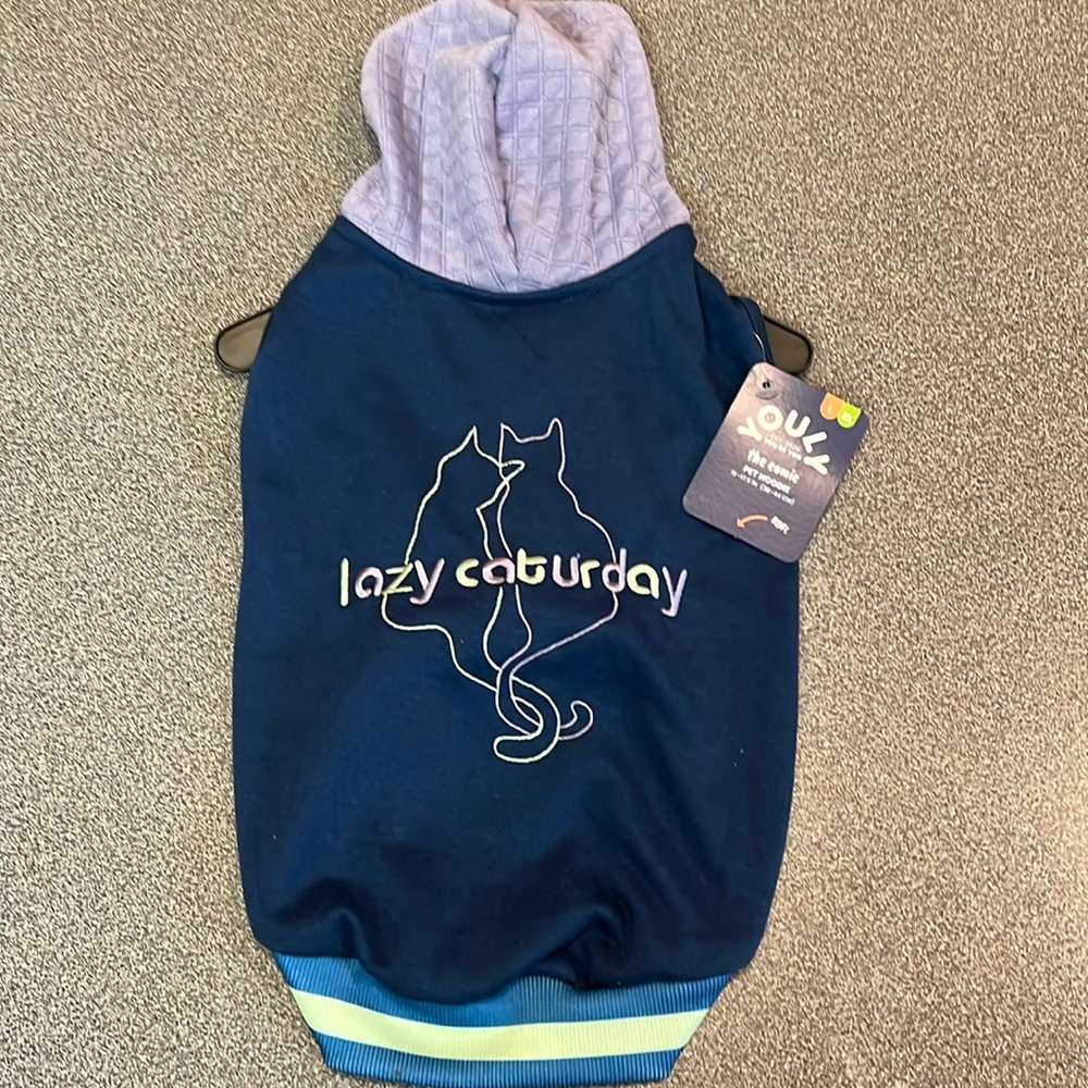 Youly Cat Hoodie. NWT